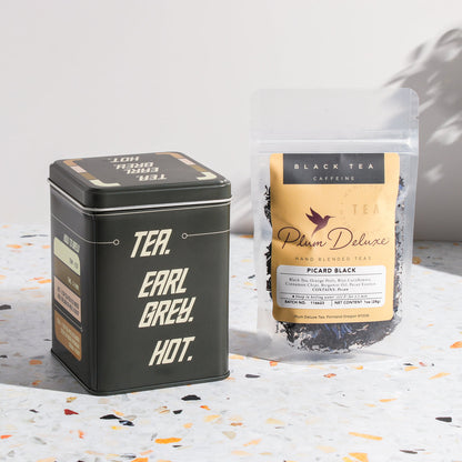 Picard Black Tea Blend (Pecan Earl Grey) by Plum Deluxe Tea