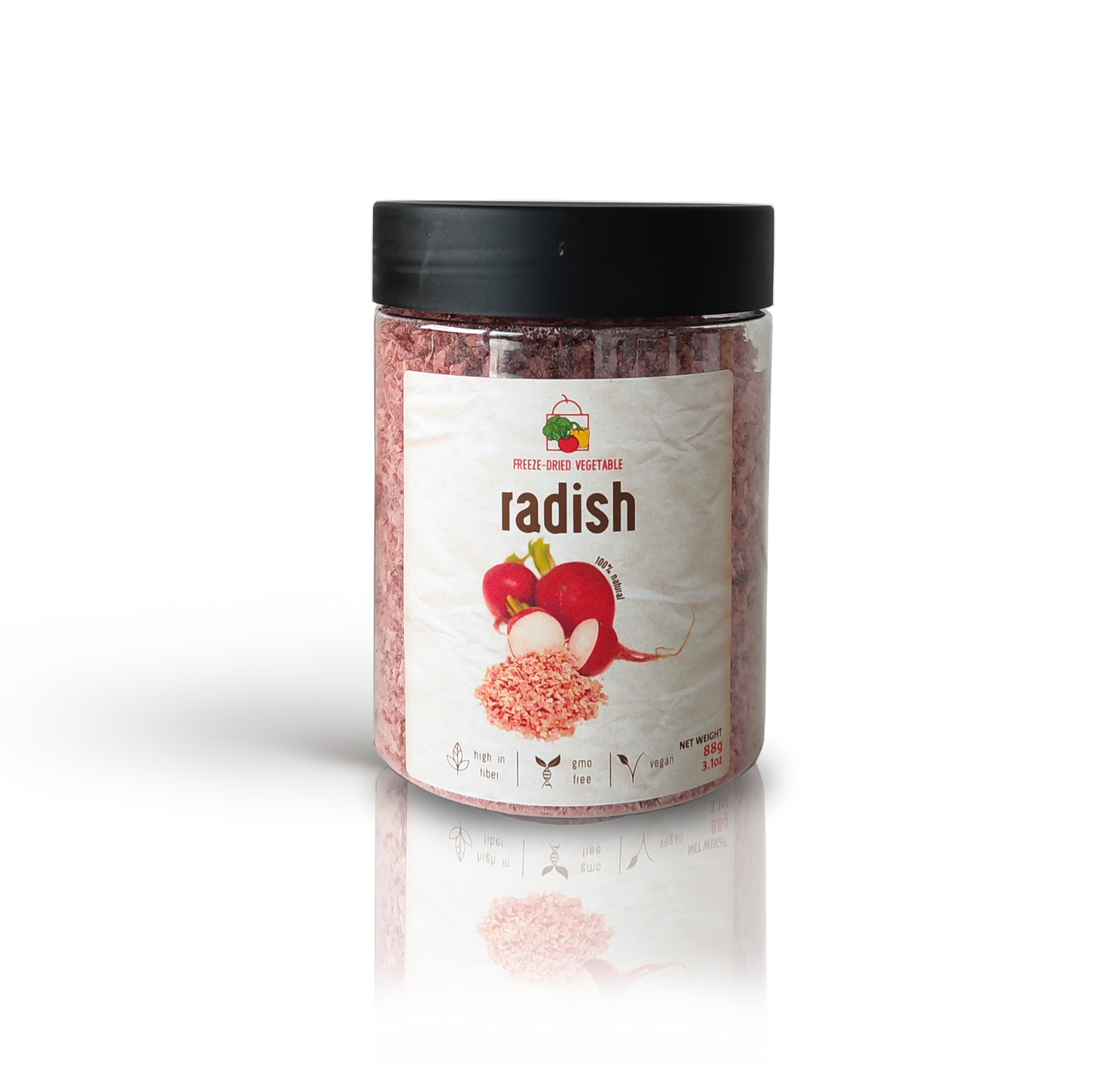 Freeze Dried Radish by The Rotten Fruit Box