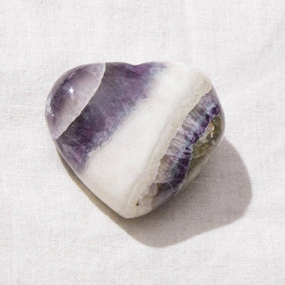 Purple Rainbow Fluorite Heart by Tiny Rituals