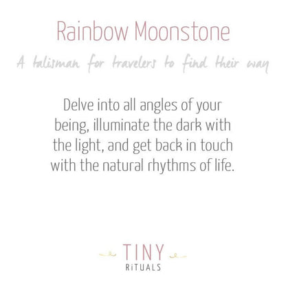 Rainbow Moonstone Heart by Tiny Rituals