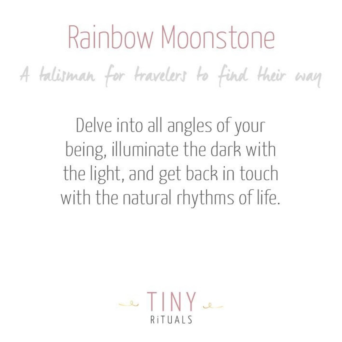 Rainbow Moonstone Tower by Tiny Rituals