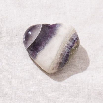 Purple Rainbow Fluorite Heart by Tiny Rituals