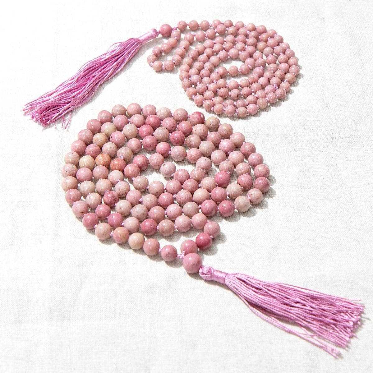 Rhodonite Mala - High-Energy Gemstones by Tiny Rituals