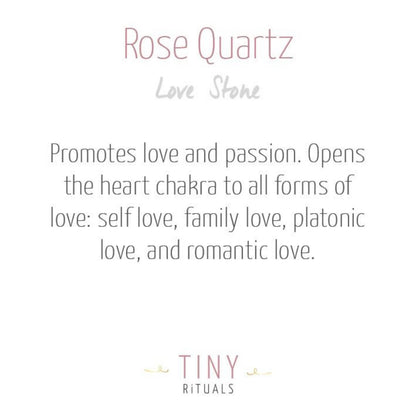 Rose Quartz Heart by Tiny Rituals
