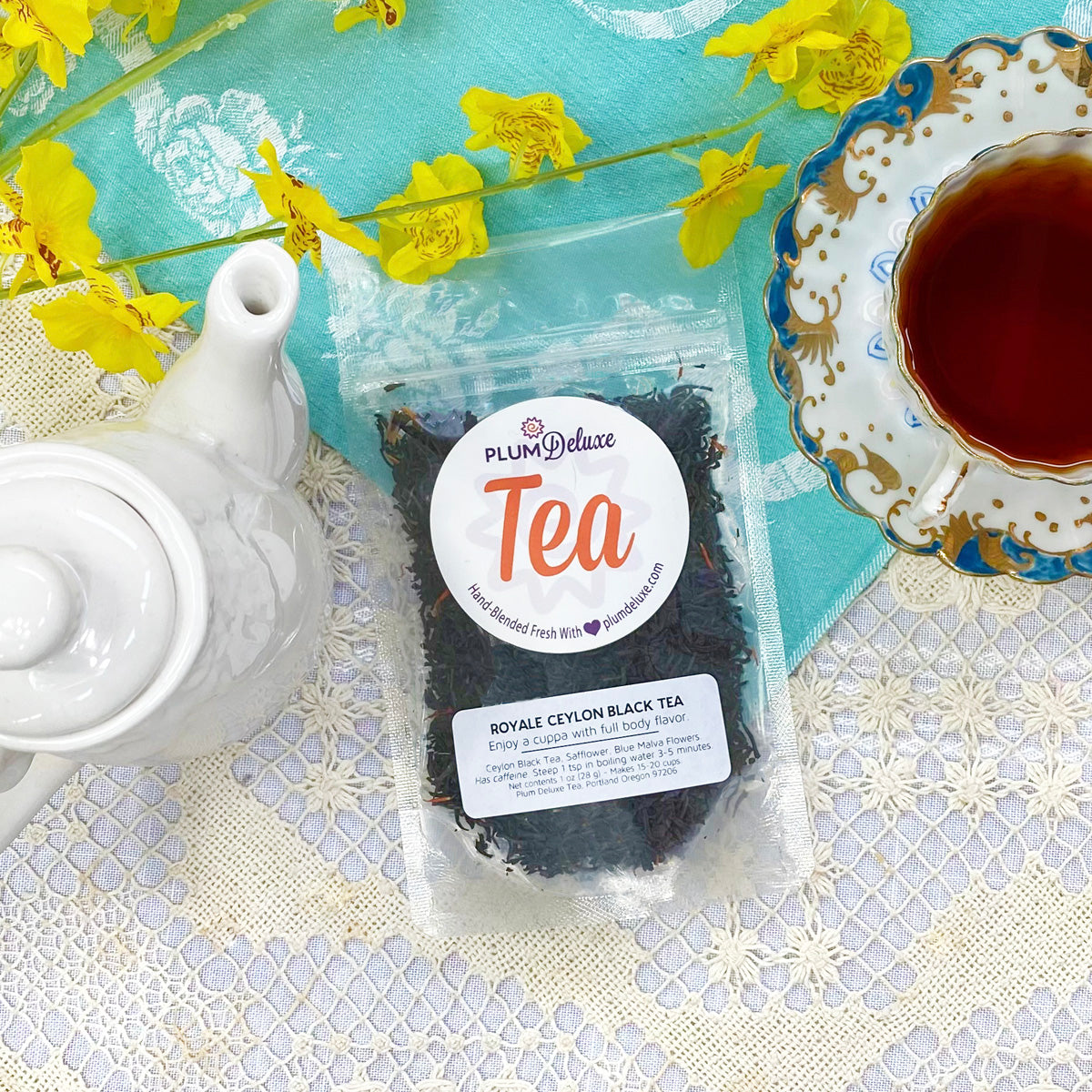 Royale Ceylon Black Tea by Plum Deluxe Tea