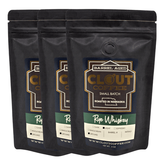 Rye Whiskey | Variety Sampler 4oz by Clout Coffee
