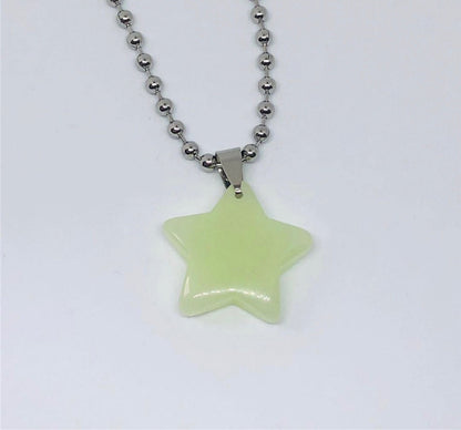 Glow In The Dark Star Necklace by White Market