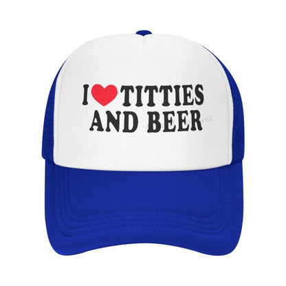 I Love Titties and Beer Hat by White Market