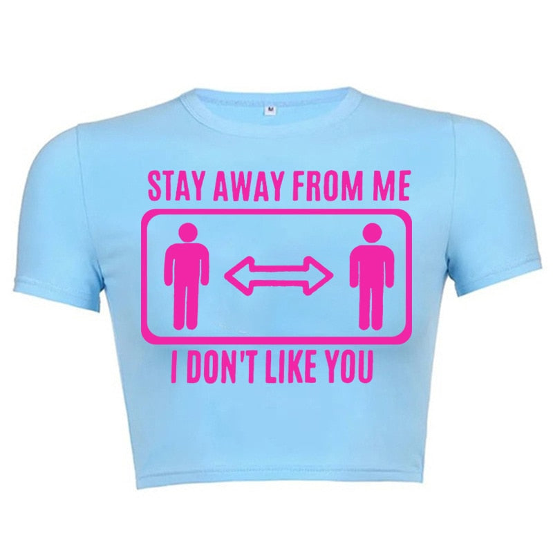 Stay Away From Me Top by White Market