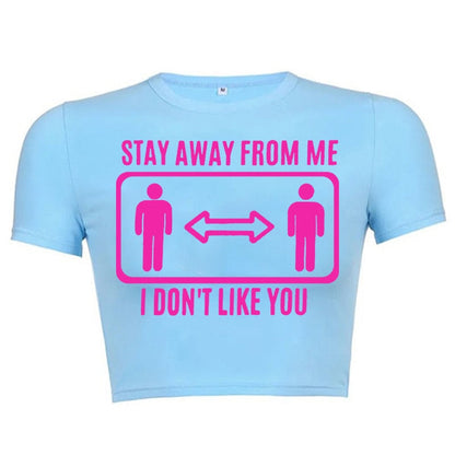 Stay Away From Me Top by White Market