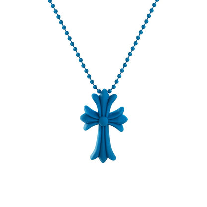 Pantone Cross Necklace by White Market