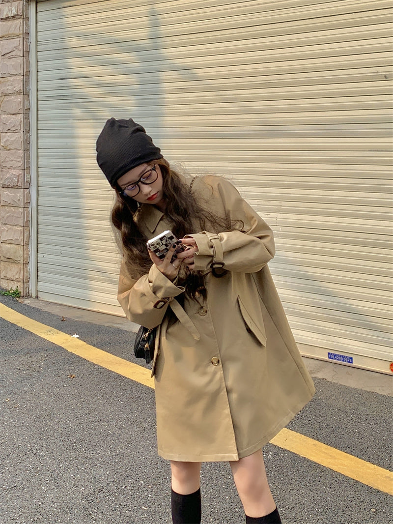 Safari Khaki Trench Coat by White Market