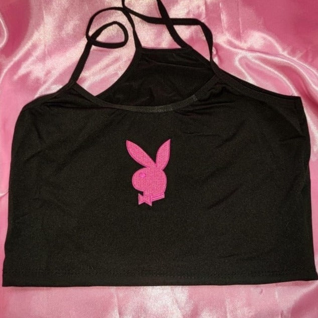 Embroidered Playboy Cami Top by White Market