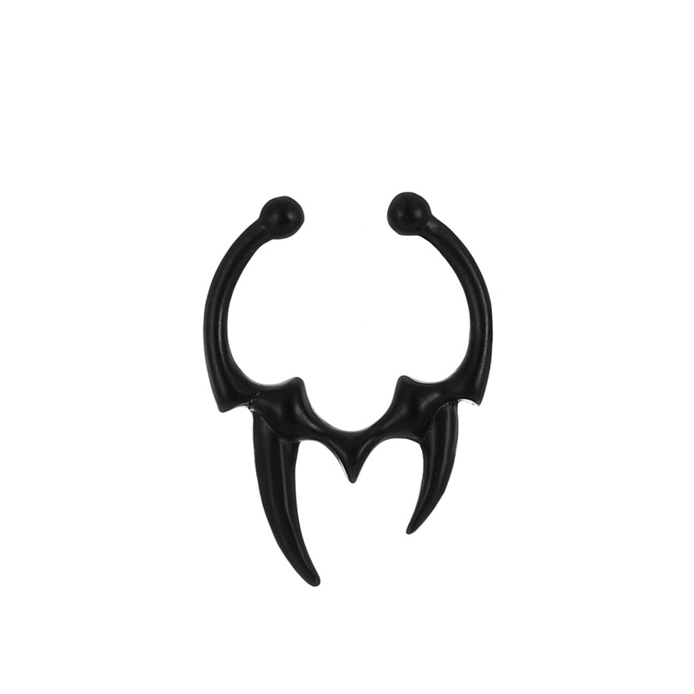 Thorn Faux Septum Ring by White Market