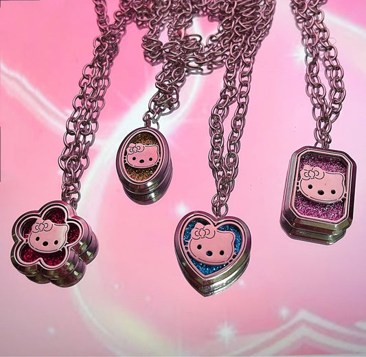 Kitty Locket Necklaces by White Market