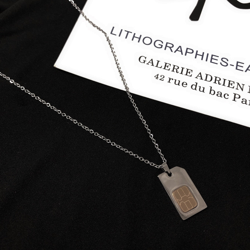 SIM Card Necklace by White Market