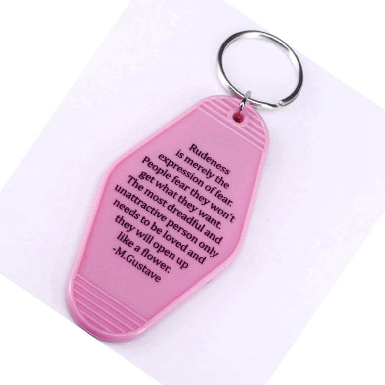 THE GRAND BUDAPEST HOTEL KeyChain by White Market