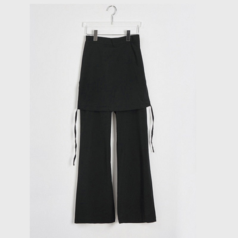 Wide Leg Skirt Trousers by White Market