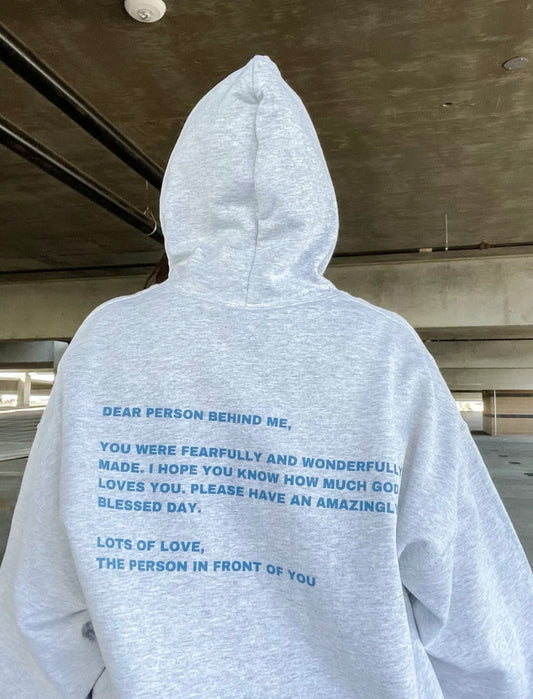 Dear Person Behind Me Hoodie by White Market
