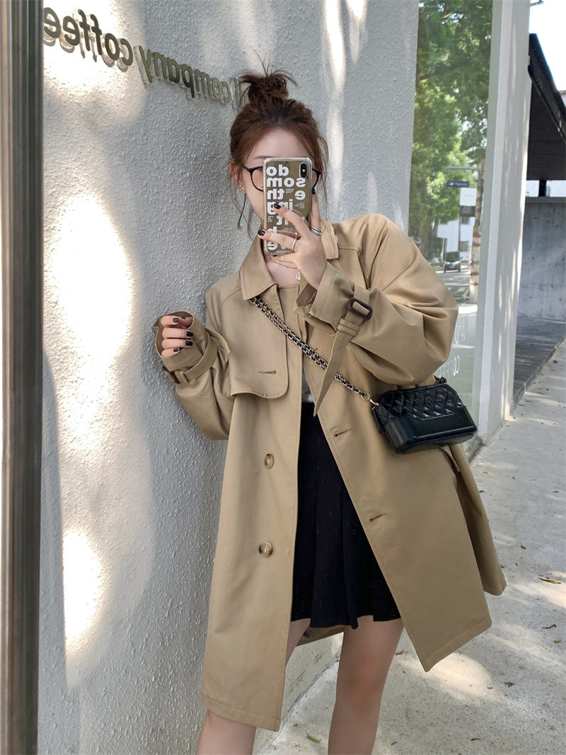 Safari Khaki Trench Coat by White Market