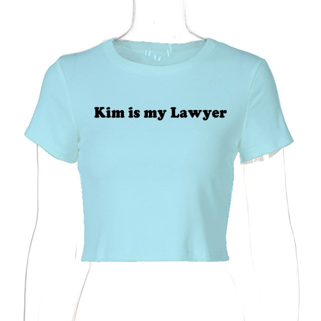 Kim Is my Lawyer Tee by White Market