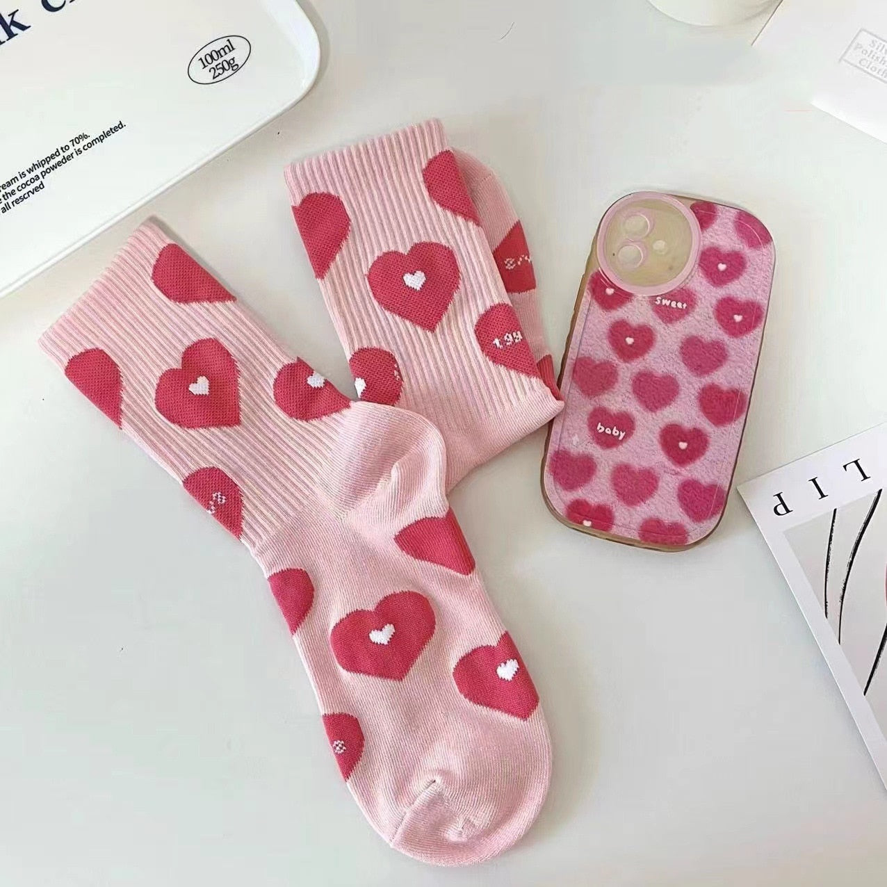 Barbie Plastic Socks by White Market