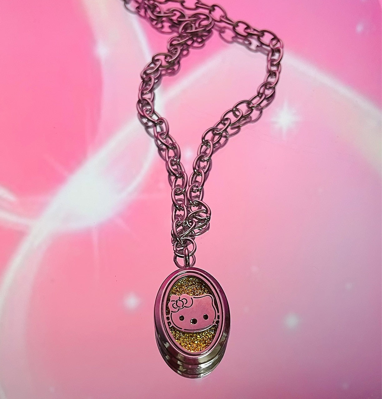 Kitty Locket Necklaces by White Market