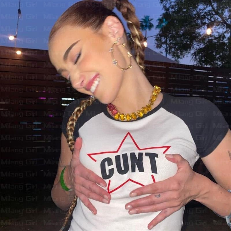 "CUNT" Baseball Tee by White Market