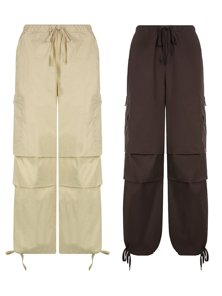 Baggy Cargo Skate Trousers by White Market