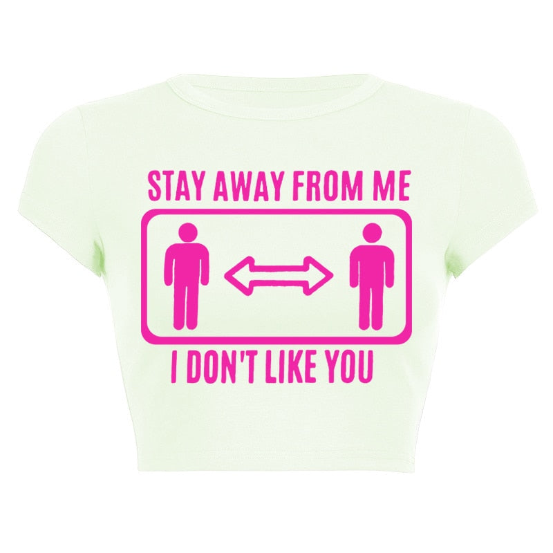 Stay Away From Me Top by White Market