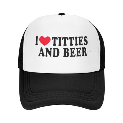 I Love Titties and Beer Hat by White Market