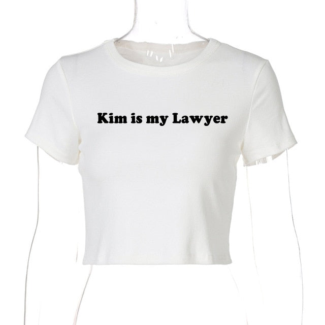 Kim Is my Lawyer Tee by White Market