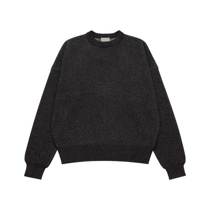 Oversized Knitted Oversized Pullover Hoodie by White Market