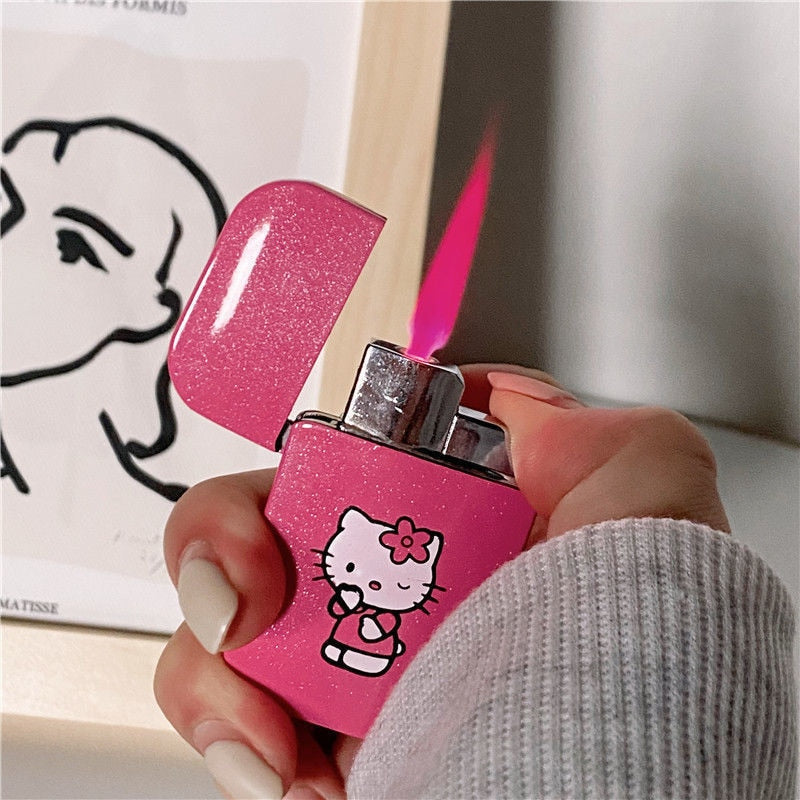Pink Kitty Torch Lighter by White Market