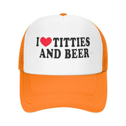 I Love Titties and Beer Hat by White Market