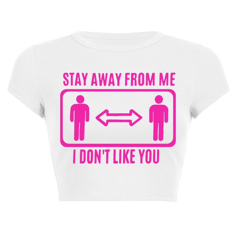 Stay Away From Me Top by White Market