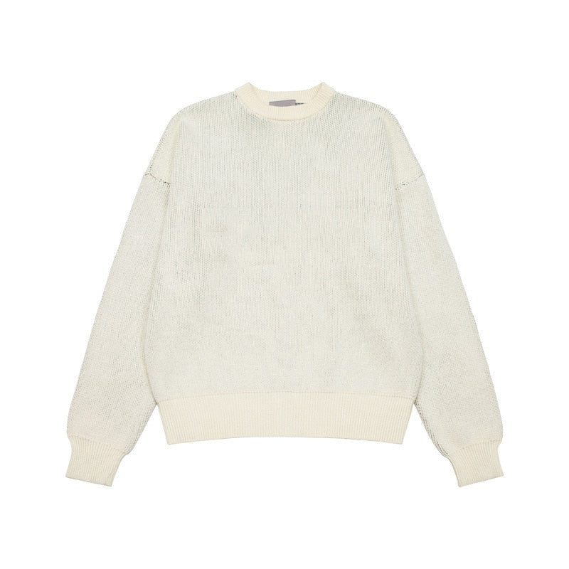 Oversized Knitted Oversized Pullover Hoodie by White Market