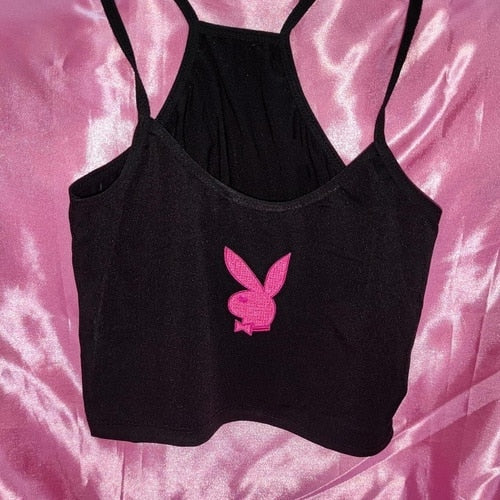 Embroidered Playboy Cami Top by White Market