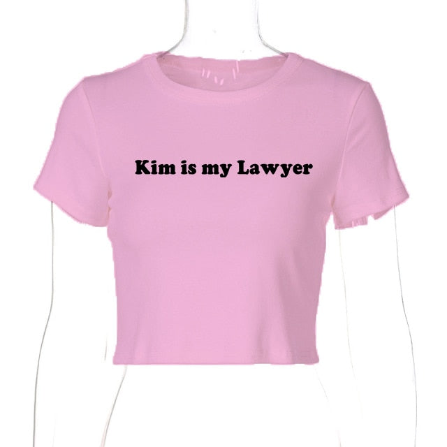 Kim Is my Lawyer Tee by White Market