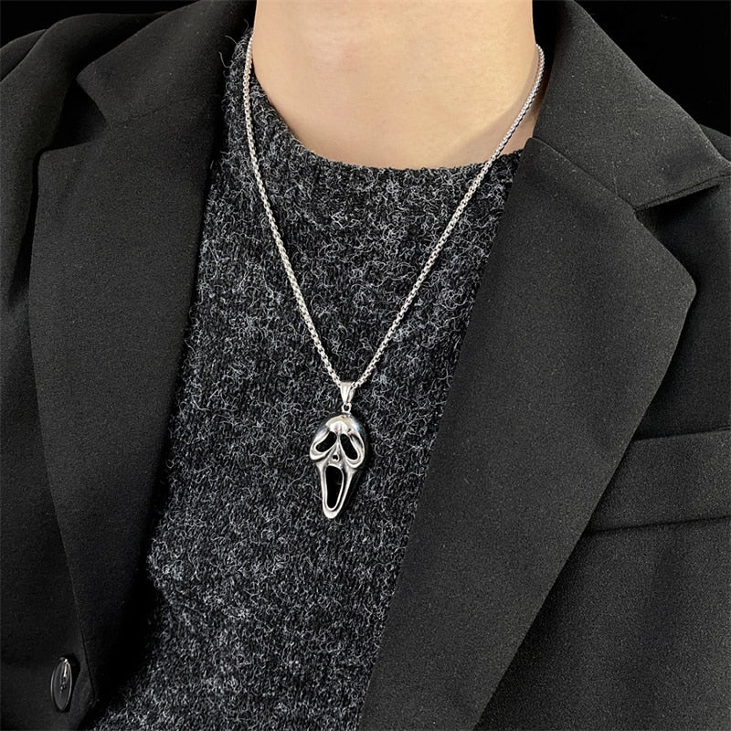 Scream Necklace by White Market