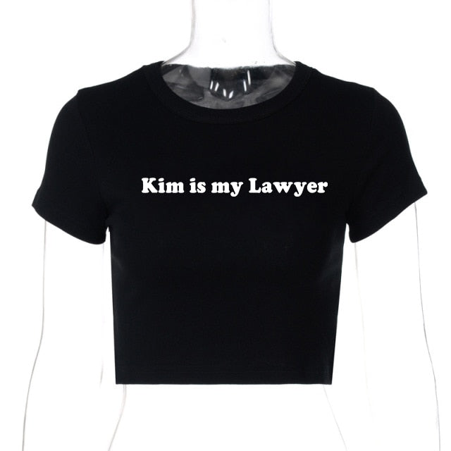 Kim Is my Lawyer Tee by White Market