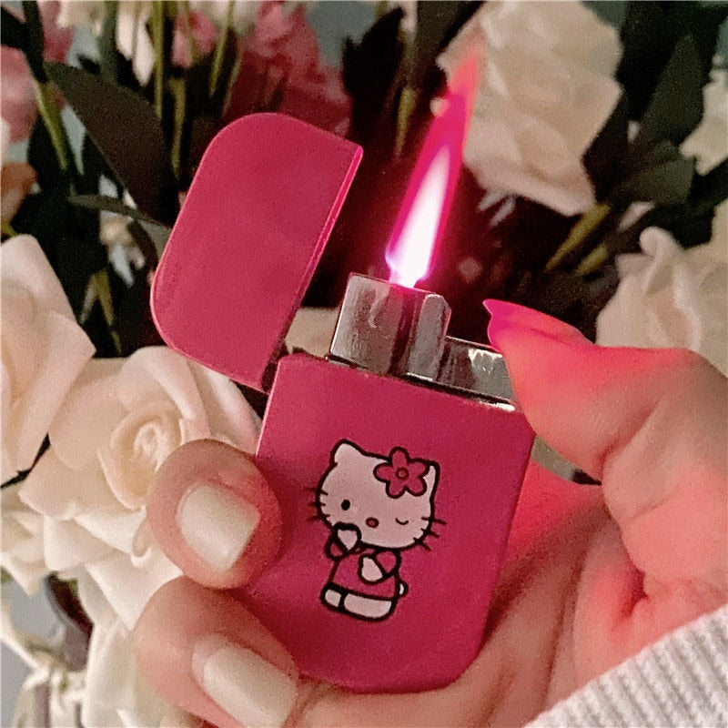 Pink Kitty Torch Lighter by White Market