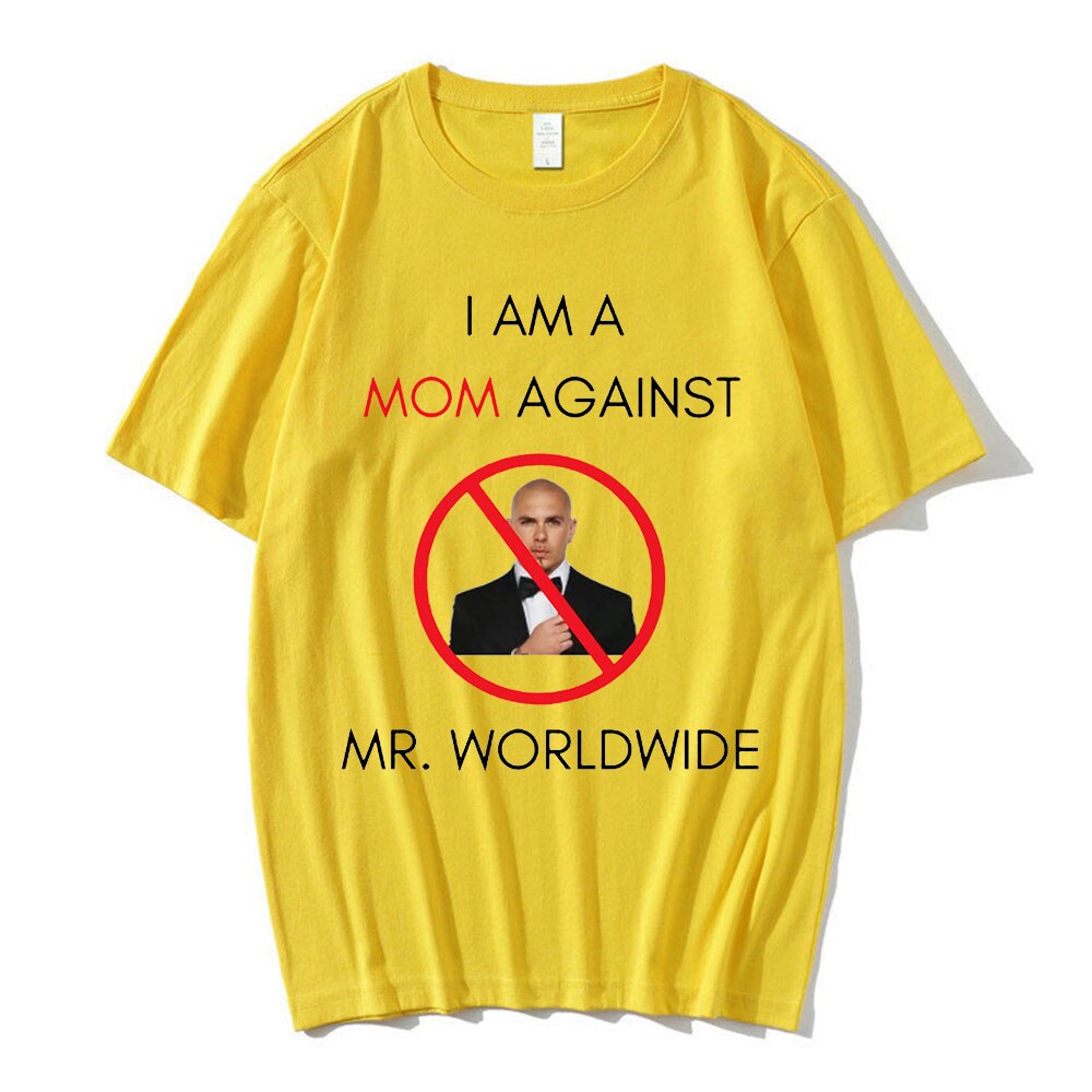 I AM A MOM AGAINST Mr. Worldwide Tee by White Market