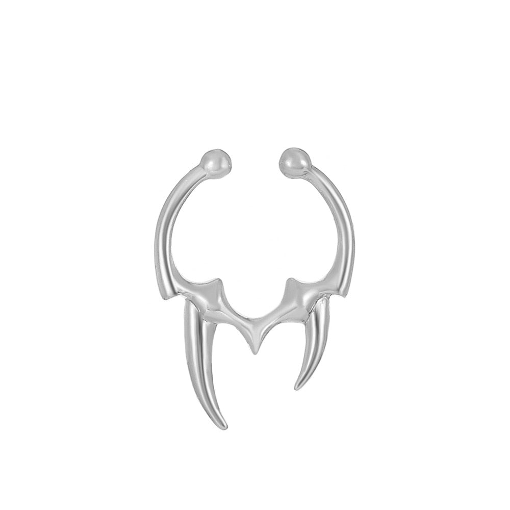 Thorn Faux Septum Ring by White Market