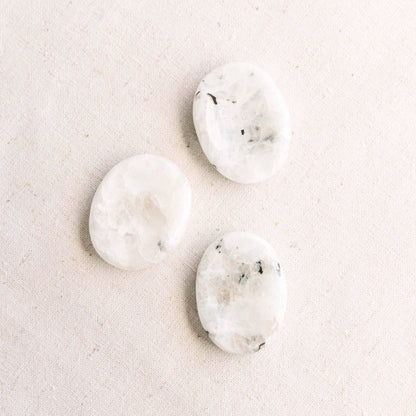 Rainbow Moonstone Worry Stone by Tiny Rituals