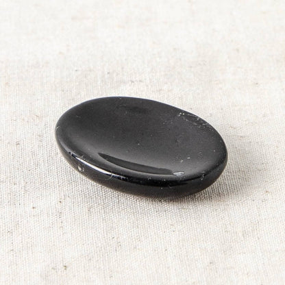 Black Tourmaline Worry Stone by Tiny Rituals