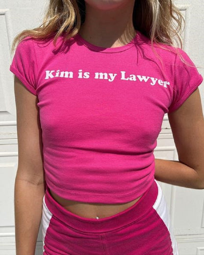 Kim Is my Lawyer Tee by White Market