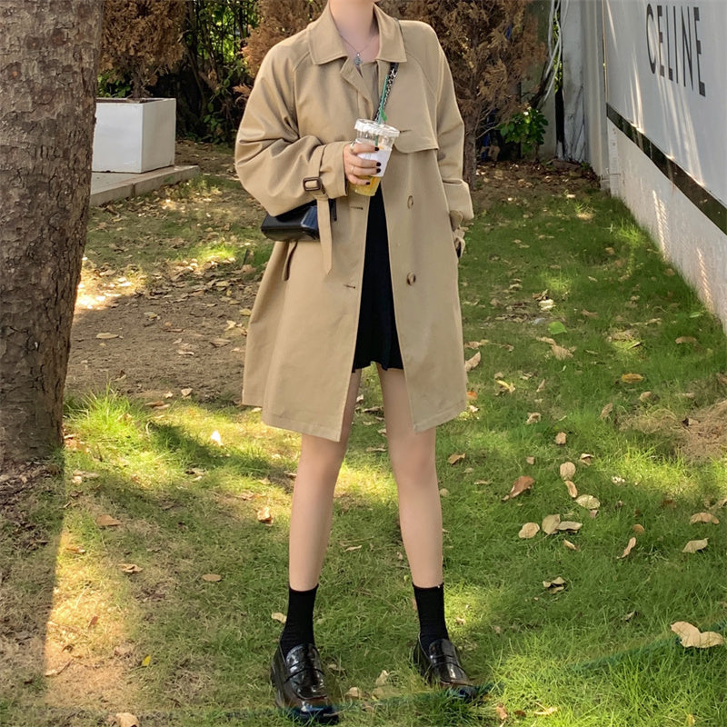 Safari Khaki Trench Coat by White Market