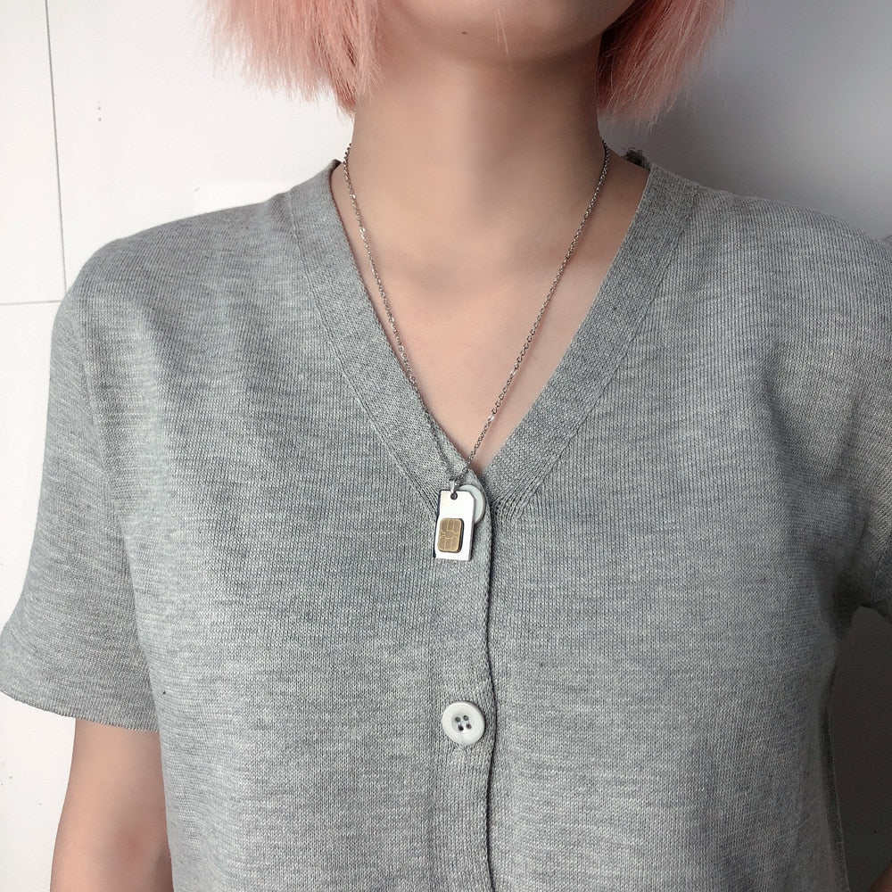 SIM Card Necklace by White Market