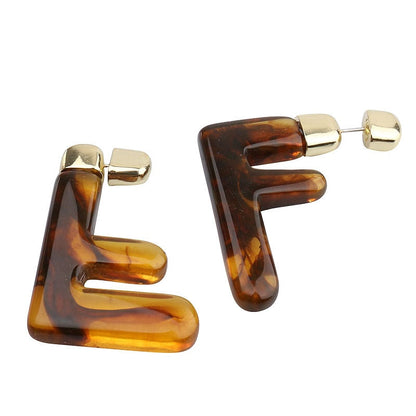 "F" Earrings by White Market